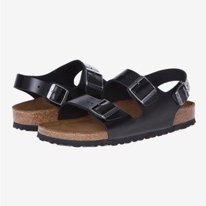 Birkenstock sandals - black Milano - 8.5/9 - sz 39